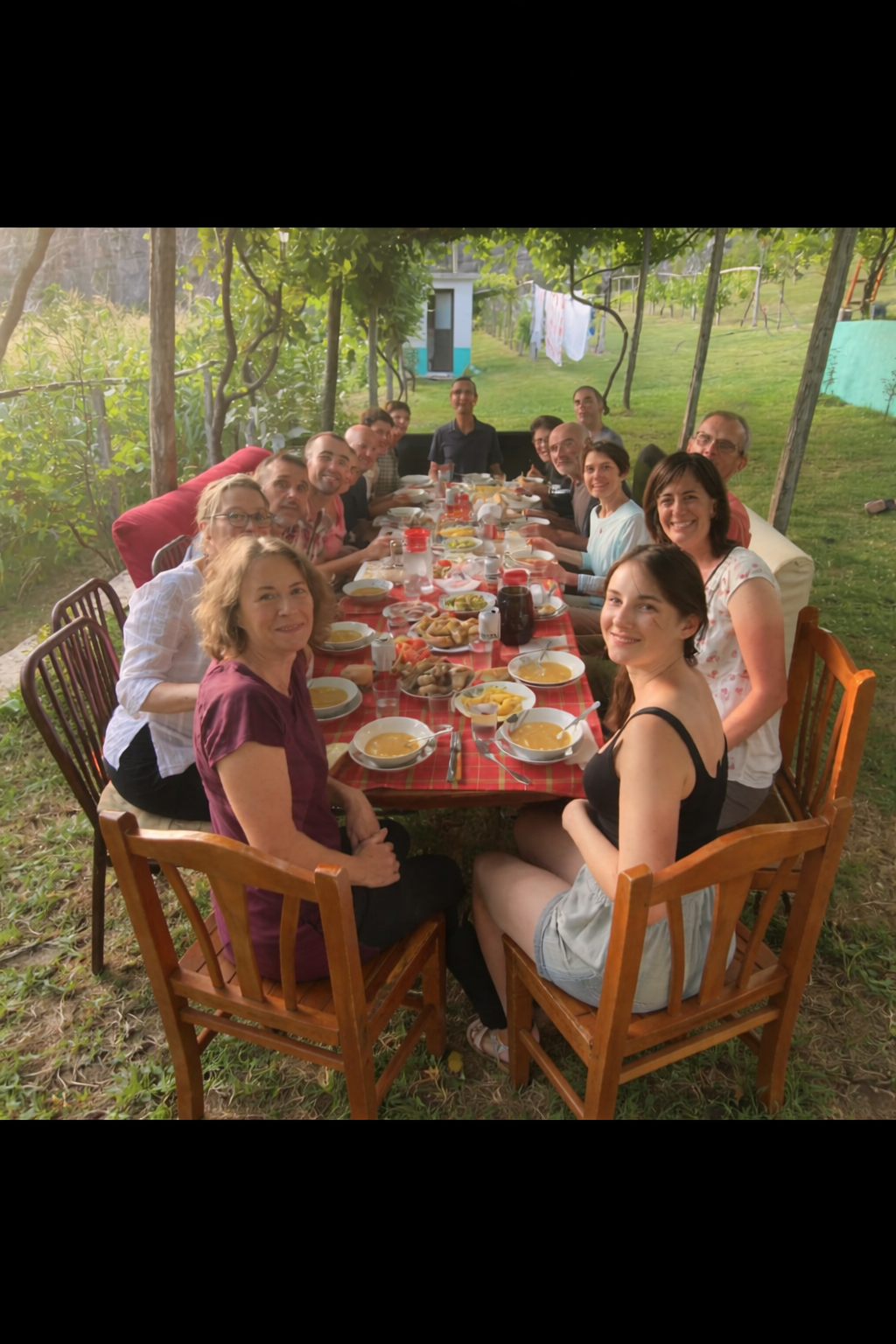 groupe de turistes a Mirdita